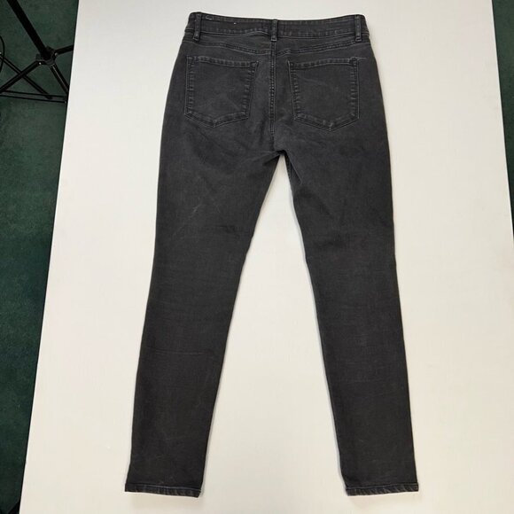 Ann Taylor Loft Womens Curvy Slim Skinny Jeans Gray Stretch Charcoal Wash 29/8 - Picture 5 of 11